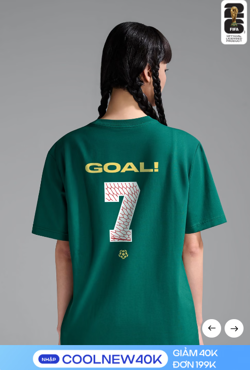 Áo Tshirt Cotton Compact Fifa World Cup 26 - CR7 - Ảnh 5
