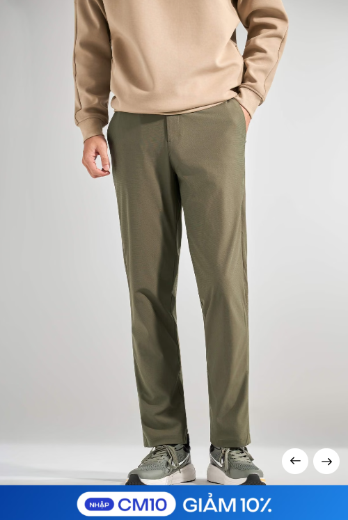 Quần Dài Nam ECC Warp Pants dáng Taper