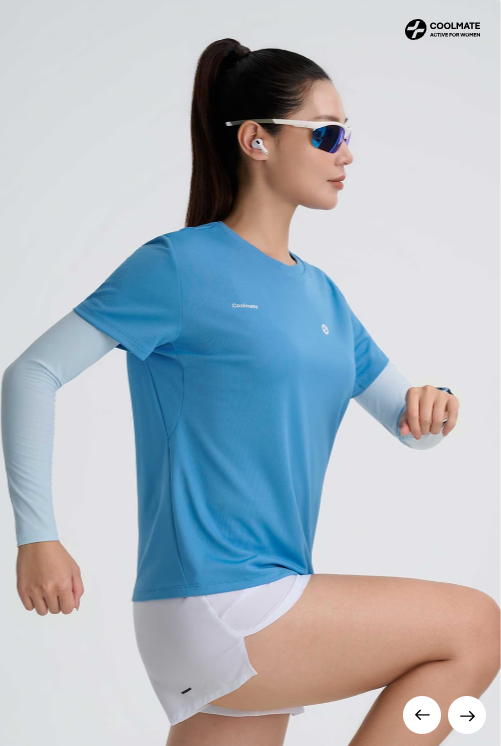 Tshirt thể thao nữ Coolmate basic - Ảnh 5