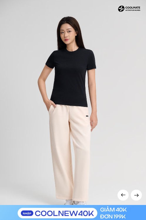 Áo Tshirt Regular nữ 100% Cotton - Ảnh 4