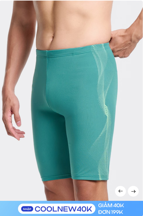 Quần bơi nam Swimming Jammer Graphic Coolmate