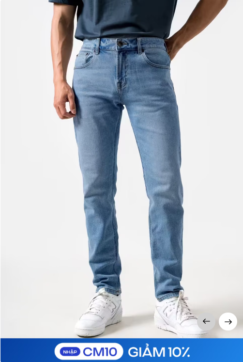 Quần Jeans Nam Copper Denim Slim Fit