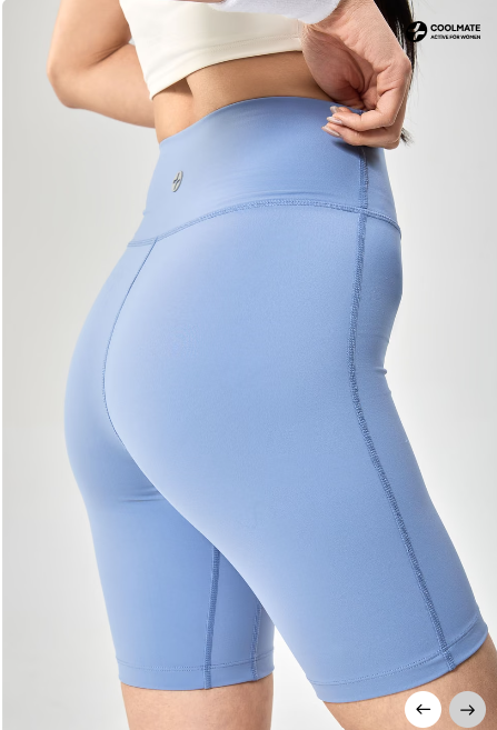 Quần Biker Shorts nữ 8 Inch CoolFlex Light Support