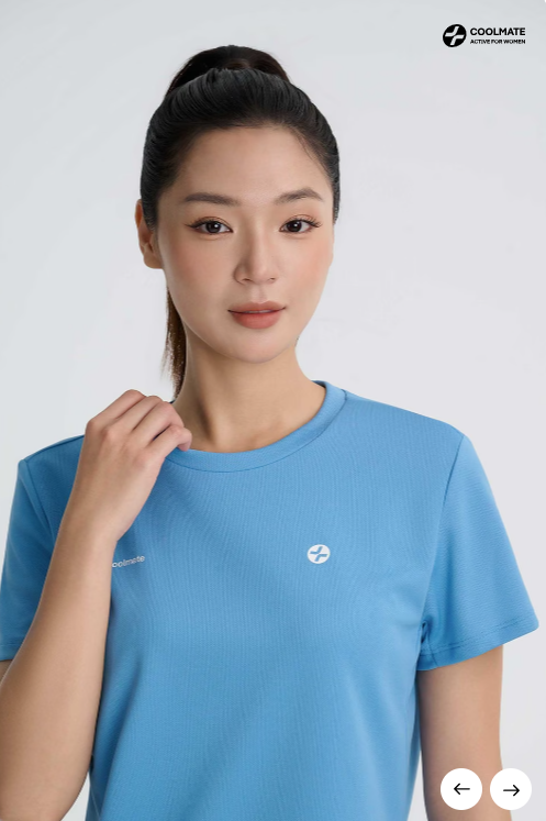 Tshirt thể thao nữ Coolmate basic - Ảnh 2
