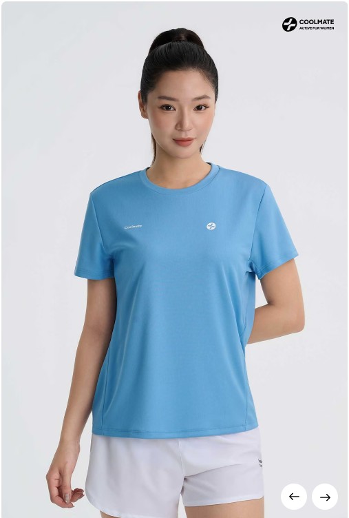 Tshirt thể thao nữ Coolmate basic - Ảnh 4