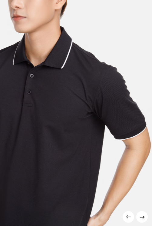 Polo nam phối mesh CoolBack - Ảnh 4