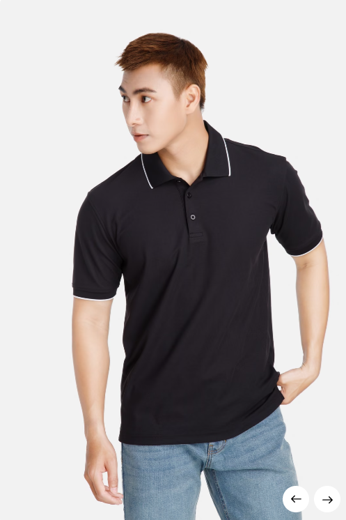 Polo nam phối mesh CoolBack